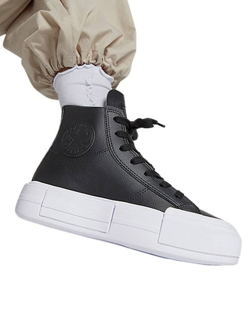 Converse Women's Cruise High Top Black Sneakers