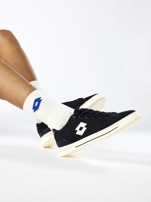 Lotto Men's Strada Blend Black Casual Sneakers