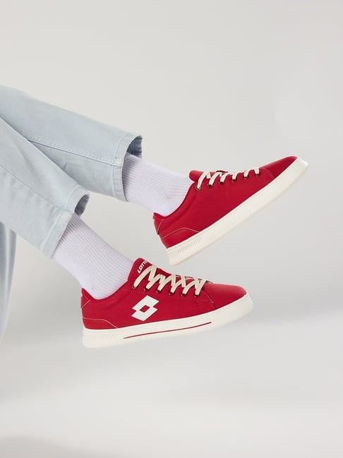 Lotto Women's Strada Blend Red Casual Sneakers