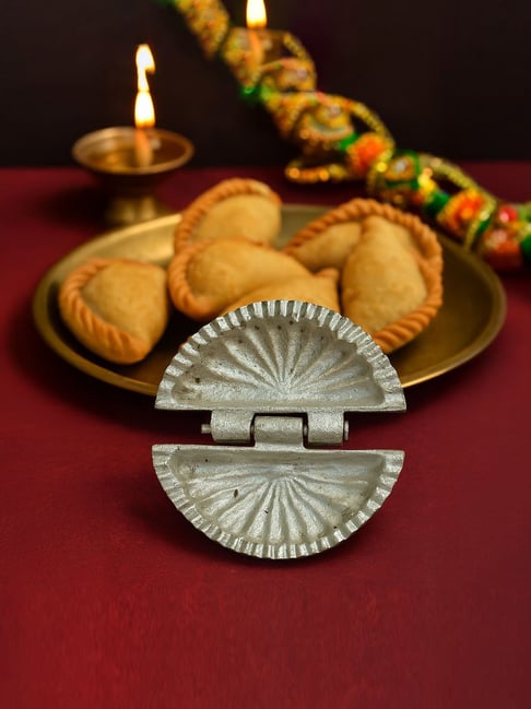 HAZEL Silver Aluminum Gujiya Karanji Maker