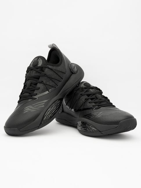 Red Tape Men's Slam Dunk Classics Black Basketball Shoes
