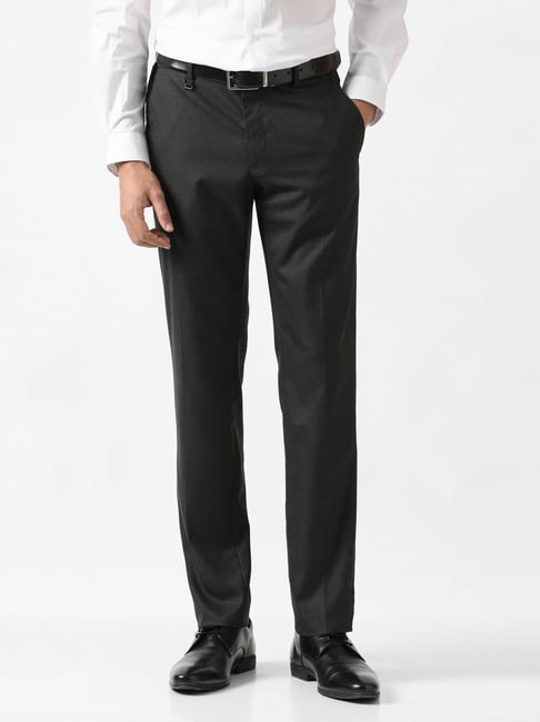 Van Heusen Black Slim Fit Trousers-picture-20