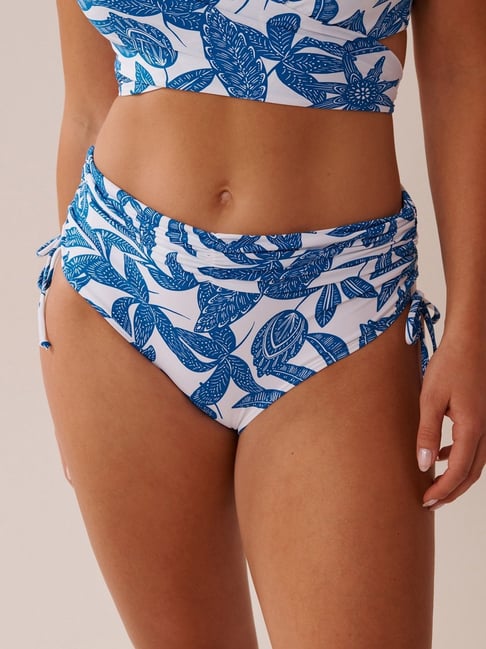 La Vie En Rose Mermaid Garden Nylon Printed Bikini Bottom