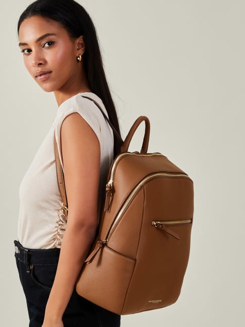 Accessorize London Brown Backpack-image-3