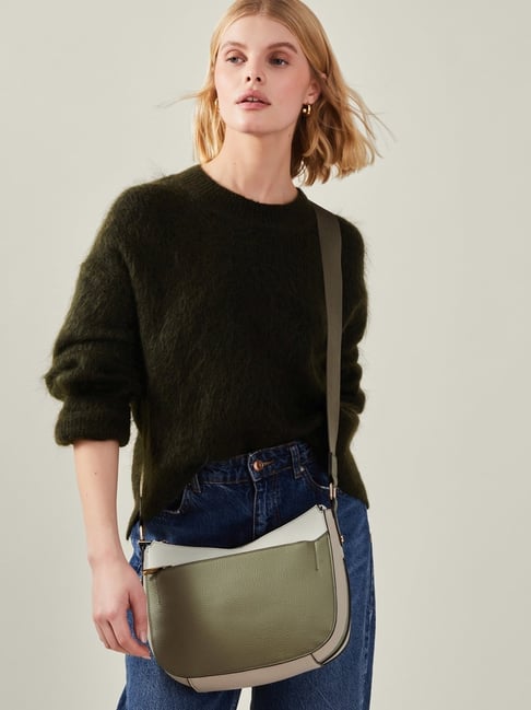 Accessorize London Khaki Cross Body Bag-picture-23