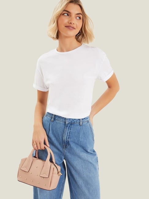 Accessorize London Pink Studded Satchel-picture-29