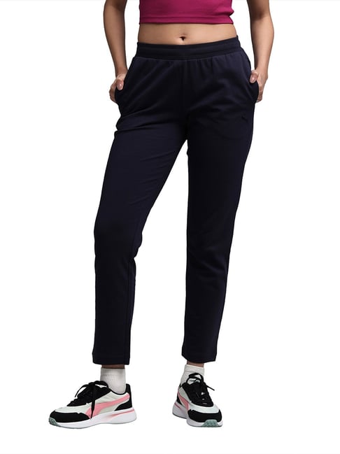 Puma Blue Essential Knitted Slim Fit Trackpants-picture-17