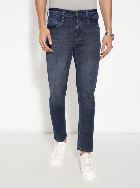 Sf Jeans By Pantaloons Navy Slim Fit Jeans-picture-11