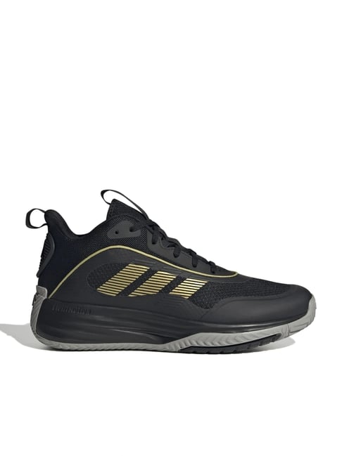 Adidas Originals Men's OWNTHEGAME 3.0 Black & Gold Met Basketball Shoes-picture-22