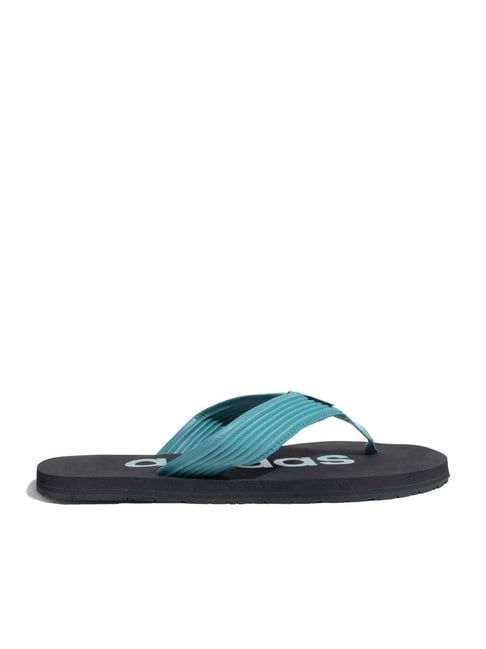 ADIDAS Men's YOMPZEE M Blue & Core Black Flip Flops-picture-16