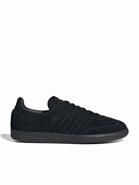 Adidas Originals Men's SAMBA OG Black & Grey Three Training Shoes