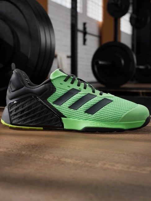 ADIDAS Men's DROPSET 3 TRAINER Green & Carbon Training Shoes