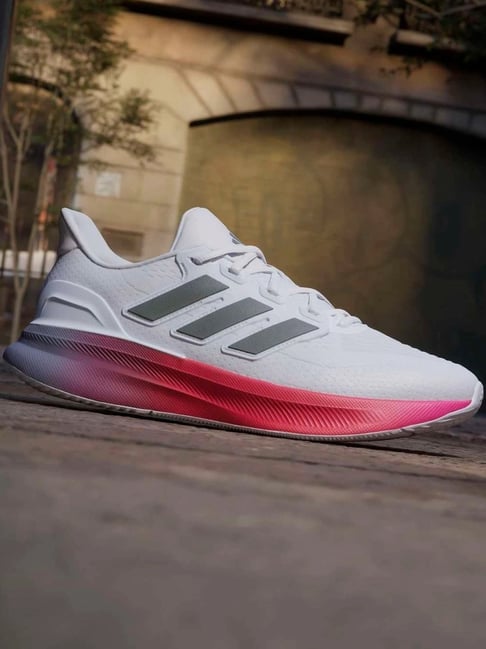 ADIDAS Men's ULTRABOUNCE 2 White & Grey Four Running Shoes