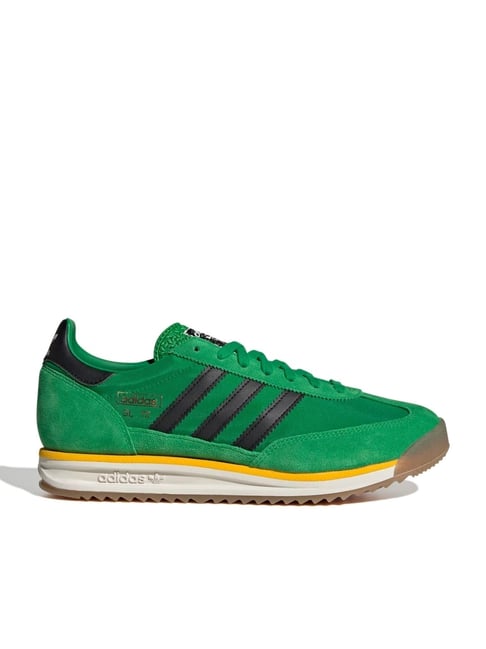 Adidas Originals Men's SL 72 RS Green Off White Running Shoes