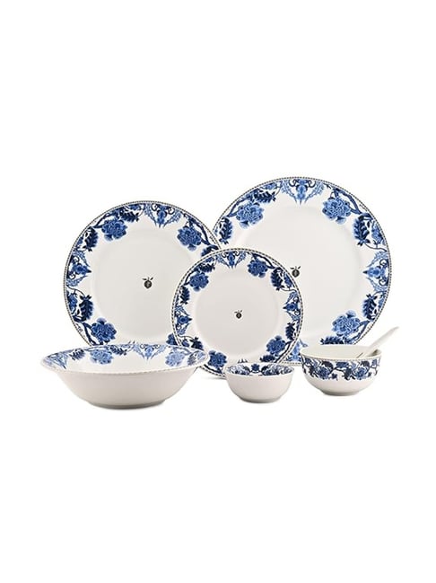 HITKARI Blue & White Porcelain Monsoon Dinner Set