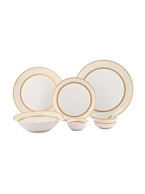 HITKARI Golden Sand Porcelain Sand Dinner Set-picture-10