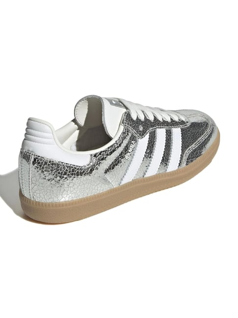 Buy Adidas Originals Women's SAMBA OG W Silver Sneakers at Best