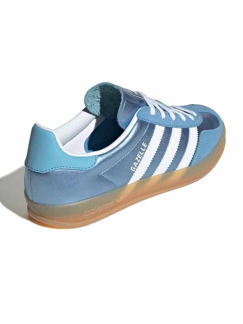 adidas gazelle silver green womens Tnis Adidas Gazelle Indoor Liberty London Floral Embroidery Stripes Multi-Color  por R$ 1.999,99 em at 10x