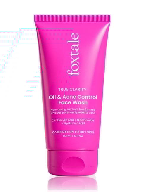 Foxtale True Clarity Oil & Acne Control Face Wash - 150 ml