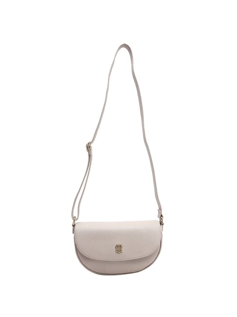 TOMMY HILFIGER Grey Textured Sling Bag