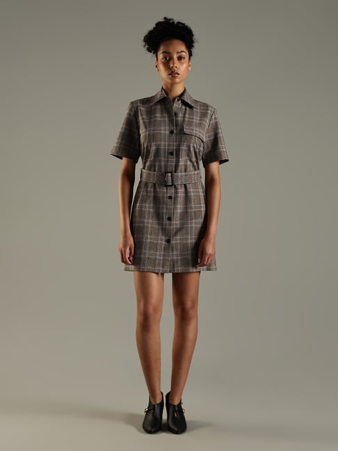 tommy hilfiger brown dress Dress Tommy Hilfiger | color Brown