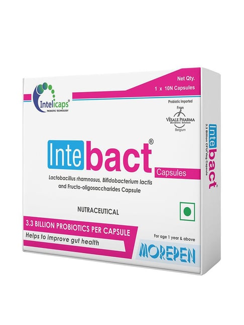 Dr. Morepen INTEBACT CAPSULE 1X10S
