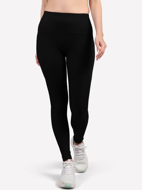 Skechers Black Regular Fit Sports Tights-picture-31