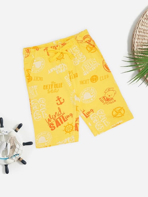 Pantaloons Junior Boys Buttercup Printed Shorts-picture-38