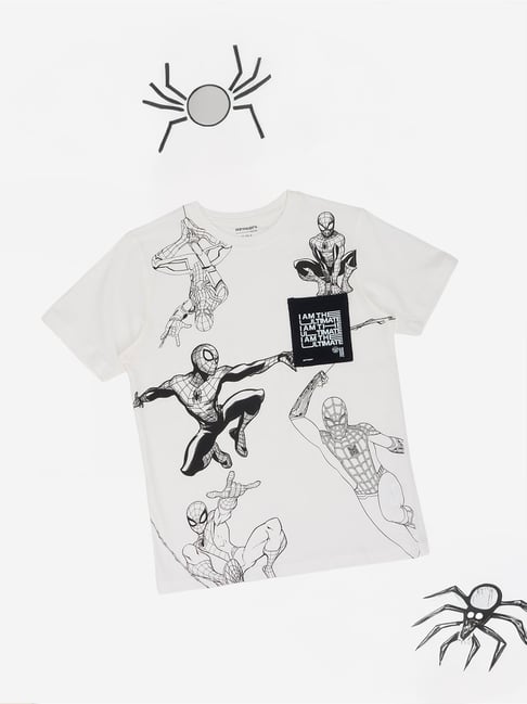 Pantaloons Junior Boys Snow White Printed T-Shirt-picture-46