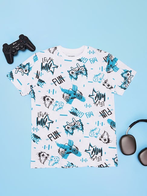 Pantaloons Junior Boys Cloud Dancer Printed T-Shirt-picture-12