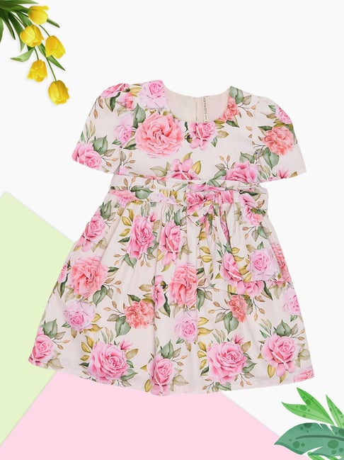 Pantaloons Junior Girls Snow White Printed Dress-picture-19