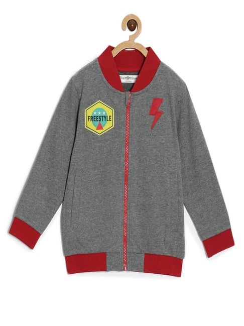 The Mom Store Boys Grey Printed Sweatshirt - Pack of 3-picture-15