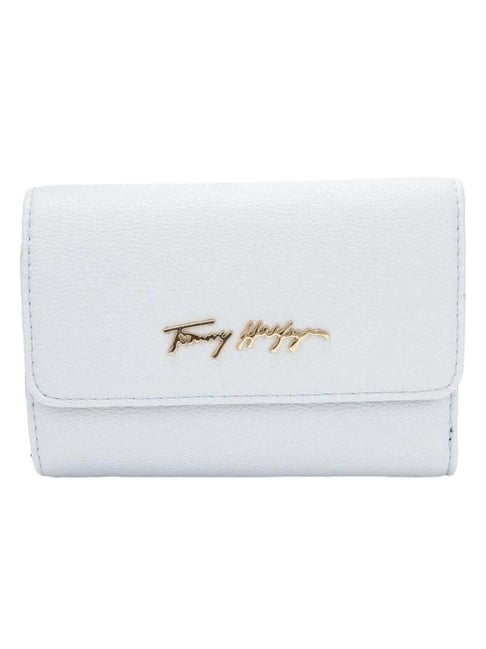 TOMMY HILFIGER Breezy Blue Tri-Fold Wallet
