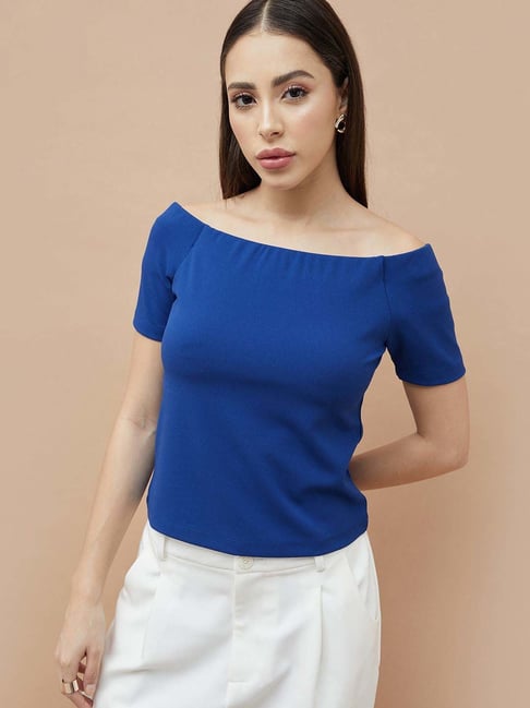 Code By Lifestyle Blue Regular Fit Top-picture-23