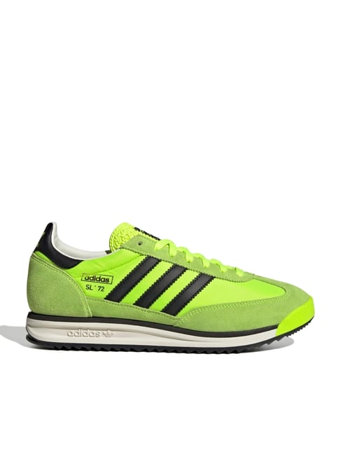 Adidas Originals Men's SL 72 RS Green & Core Black Running Shoes