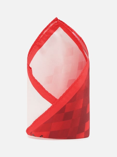 Allen Solly Red Printed Pocket Square-picture-24