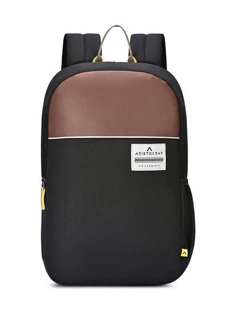 Aristocrat Black Lava Laptop Backpack
