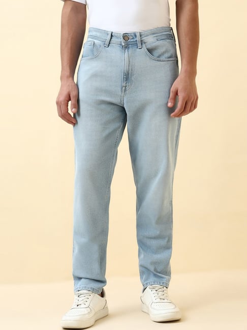 Allen Solly Blue Cotton Slim Fit Jeans-picture-43