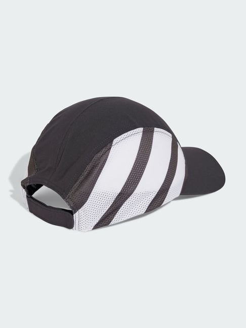 adidas Black Striped Baseball Cap Medium