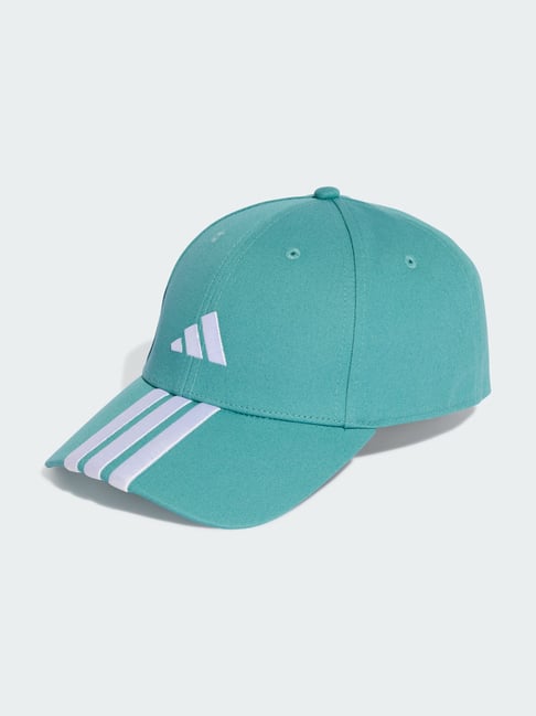 adidas turquoise striped baseball cap - medium