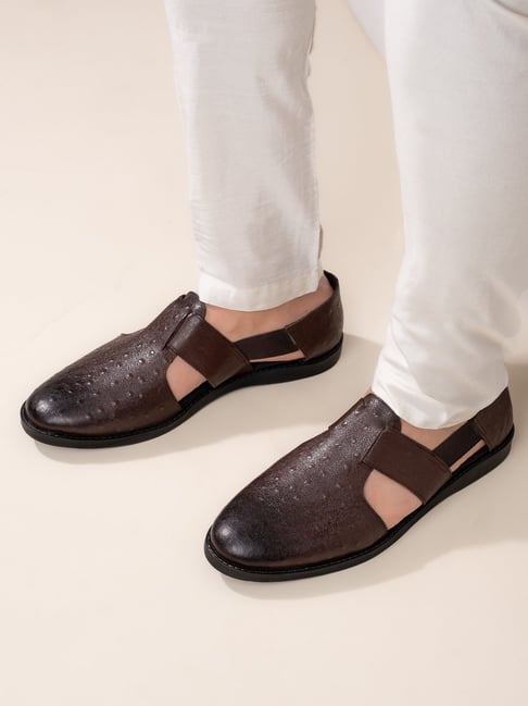 Alberto Torresi Men's Brown Fisherman Sandals-picture-17