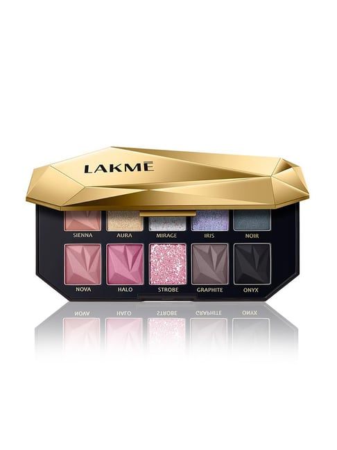 Lakme Be-jewel Multichrome Eyeshadow Palette Midnight Metals - 12 gm