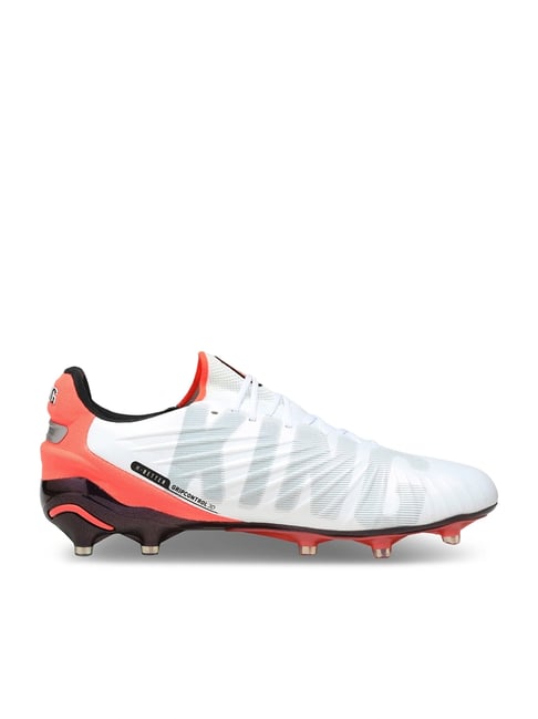 Puma Unisex King White & Silver Football Shoes-picture-19