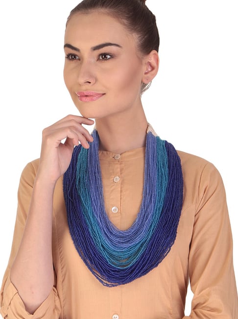 IMLI STREET Multicolor Ethnic Naga Tribal Handmade Beaded Necklace