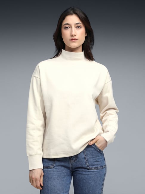 Puma Off White Her Relaxed Fit Sweatshirt-picture-37