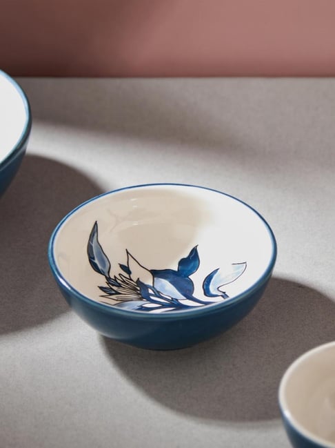 Fabindia Blue Ceramic Nut Bowl-picture-18