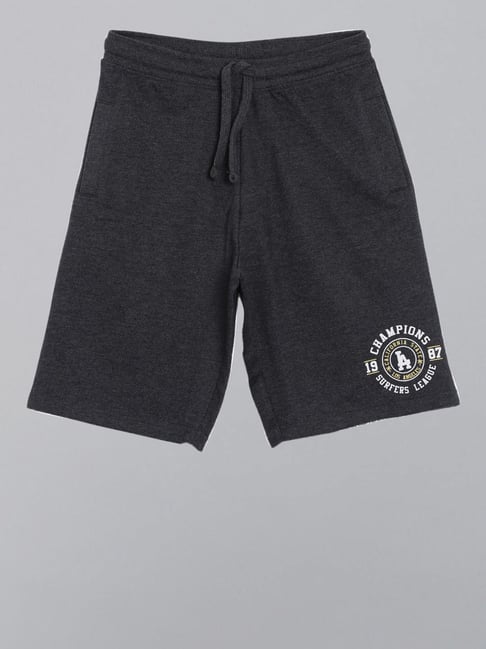 3PIN Boys Grey Cotton Regular Fit Shorts-picture-26