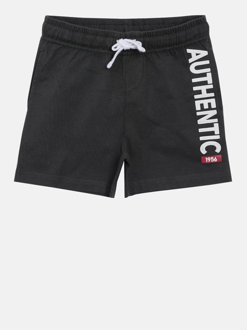 3PIN Boys Grey Cotton Regular Fit Shorts-picture-30