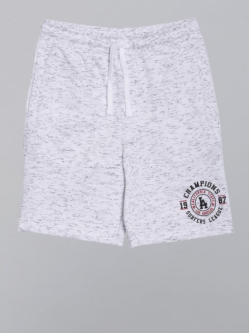 3PIN Boys Grey Cotton Regular Fit Shorts-picture-29