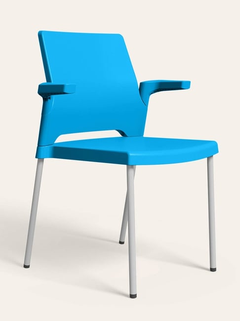 Buy Godrej Interio Blue Unwind NA Office Arm Chair at Best Price